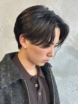 ニアウ 高崎店(Niau)&nbsp;ニュアンスパーマカルマパーマセンターパートメンズ群馬高崎眉毛