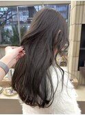 ブリーチなしダブルカラーグレージュ20代30代レイヤーカット