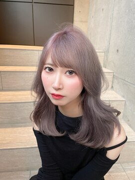 ロンドメリア 天神大名店(Lond Melia) イメチェンヘアスタイル美髪のススメワイドバングブルーブラック
