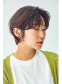 耳かけ丸みショート/縮毛矯正//髪質改善/大口横浜
