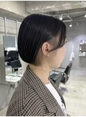 ミニボブホワイトミルクティー/インナーカラー/ホワイトブロンド