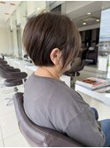 ショートカット×ひし形ショートボブ×前髪あり20代30代40代