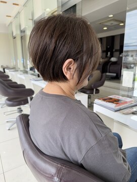 ハピネス 西大寺店(Happiness) ショートカット×ひし形ショートボブ×前髪あり20代30代40代