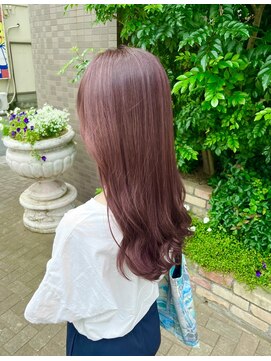 ファーレンピュアスウィート(fahren-pure-suite) ブリーチ無しカラー　brown pail pink