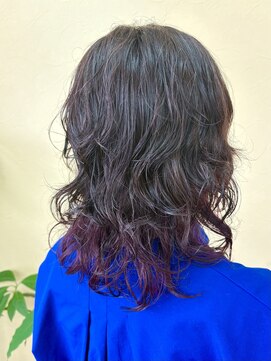 ベルクープ(BELLE COUPE) パーマスタイル＋インナーカラー