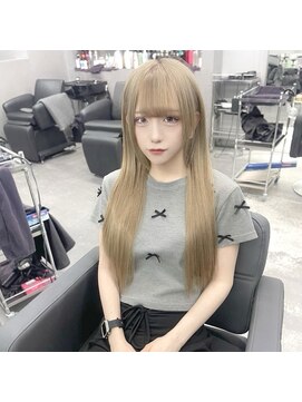 ジオラマ(DIORAMA) ミルクティーカラー/エクステ/ハイトーンロング