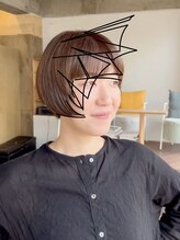 理論的【diagram】にカットする事で再現性の高い理想的なスタイルを実現します。