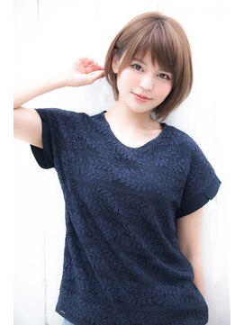 セイドット オモテサンドウ(Say. omotesando) Say.ショートくびれショート丸みショートヘーゼルグレージュ青山