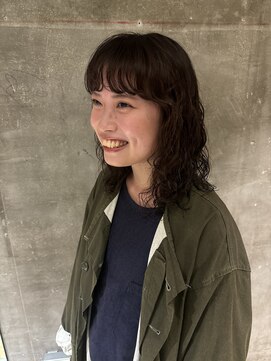 ハマモト ミディアムパーマ