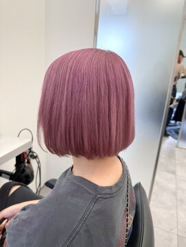 ゴウトゥデイシェアサロン 町田店(GO TODAY SHAiRE SALON) ピンクカラー/ボブカット【町田】