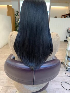 【Hairate本川越】ブルーブラック