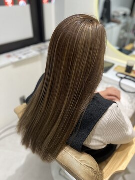 グロウ レランテ(GLOW lelante) 白髪ぼかしハイライト 降旗