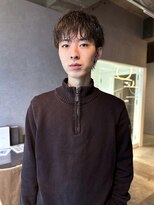 イトシテ&nbsp;メンズマッシュ×緩めツイストスパイラルパーマ　【鎌田　隆雅】