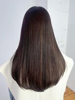 アルバム 銀座(ALBUM GINZA)&nbsp;ロングオリーブベージュ韓国ヘア顔周りレイヤー_ba554872
