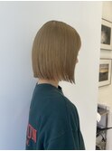 切りっぱなしボブ20代
