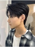 桑名メンズカットメンズパーマセンターパートニュアンスパーマ