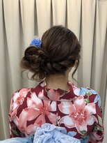 バサラ 大阪なんば店(VASARA)&nbsp;大阪なんば/小紋ヘア/着物ヘア/卒業式ヘア/成人式ヘア