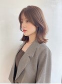 大人小顔韓国風レイヤーくびれミディ