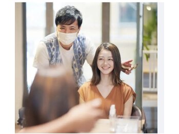 ヘアアンドネイル コージー(Hair&Nail COZY)の写真/大人女性向けエイジングケアサロンで、簡単にできるケア方法を伝授♪ご自宅でもお手入れ簡単なスタイルに♪