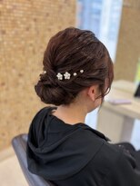スタイルインデックス 新大塚店(STYLE INDEX)&nbsp;和装、洋装どちらにも合う！ふんわりシニヨンスタイル