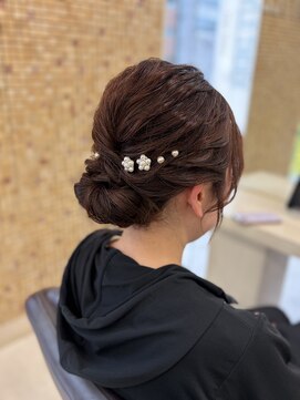 スタイルインデックス 新大塚店(STYLE INDEX) 和装、洋装どちらにも合う！ふんわりシニヨンスタイル