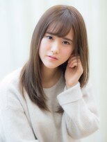 ウィルゴ(VIRGO) 【VIRGO】フリンジバングで小顔になれるやわらかグレージュ♪