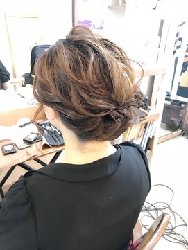 ロカット サロン(Roquat Salon) ふわサイドアップ結婚式アレンジ【ヘアアレンジ  立川/立川南】