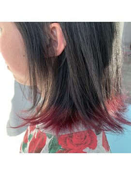 テクライズ 豊橋店(TECHRISE) レッド×裾カラー