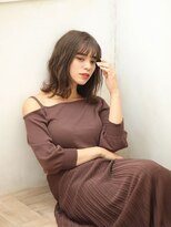 マフェ(mahae)&nbsp;大人かわいい切りっぱなしミディ×グレージュvol.2