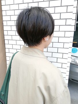 フロート 小阪店(float) マニッシュショート_毛先パーマ ことりベージュ