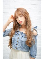 セシルヘアー 高槻店(Cecil hair)&nbsp;オレンジハイライト_ヴェールウェーブブルージュ