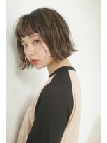 リータ ハッピーヘアライフ 久宝寺店(riita happyhairlife) 外ハネミックスボブ   【riita】　久宝寺