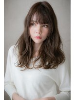 カバーヘア ブリス 川口(COVER HAIR bliss)&nbsp;ダークグレージュ外国人風抜け感小顔大人巻きY川口20代30代40代