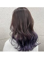 スターズ 川越店(STARS)&nbsp;アッシュ×パープルグラデーション