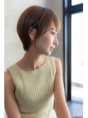 大人可愛い20代30代40代黒髪ショートボブ