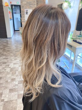 グラム ヘア アンド スパ 八女吉田店(GLAM Hair&Spa) デザインカラー