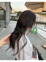 ラフ 難波店(LAFF)&nbsp;#黒髪#ボブルフ#ネビージュ#小顔#ワンレン