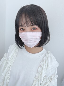 リルミー(Lilme) ナチュラルボブ＋地毛風グレー ＊可愛いヘアサロンLilme＊