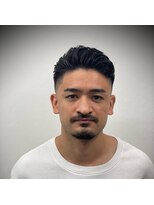 ヒロギンザ 川崎店(HIRO GINZA)&nbsp;かき上げフェード/理容室/川崎/メンズ/HIRO銀座