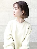 ヘアーアンジェ 伊達店(Hair ange)&nbsp;【イルミナカラー×髪質改善TR】耳かけショートスタイル