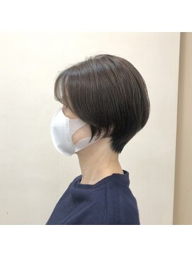 テルミークリニカルデザイン 北千里 30代40代50代似合わせハンサムショートひし形ショートボブ