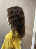 ミディアムゆるスパイラルパーマ