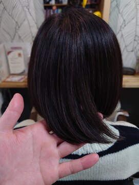 ヘアーカルチャー 小倉台店 HAIR CULTURE ショートヘア髪質改善ナチュラルボブ30代40代50代
