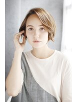 ダブルスタンダードプラスエヌ(W-STANDARD+n)&nbsp;20代30代40代　透明感・かき上げ大人ボブ【松山】#575