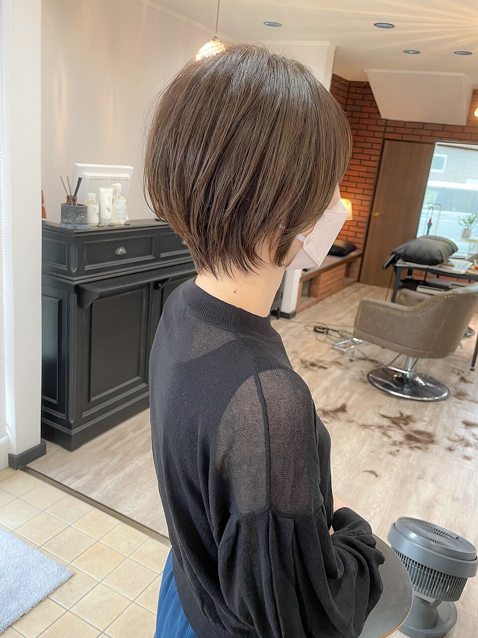 CORS高崎】ヘアドネーション ショートボブ グレージュ