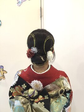 パティオ 三島店(PATIO) 成人式　シニヨンアレンジ