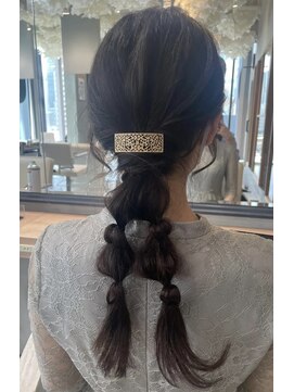 インスヘアー 梅田(INCE HAIR) ツイン編み下ろし