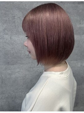 ルイス(L'wis) メルティピンクミルクティー学割U24ケアブリーチ10代20代渋谷