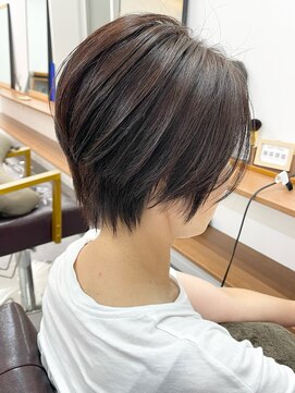 ランプ(Lamp) 白髪染め/髪質改善/中野/ボブショート ビフォアー&アフター