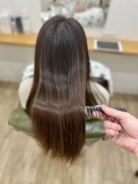 グリーンルームセカンド 結城店(GREEN ROOM. 2nd) 地毛風カラー/髪にドラマを/髪質改善/縮毛矯正/美髪/結城/小山